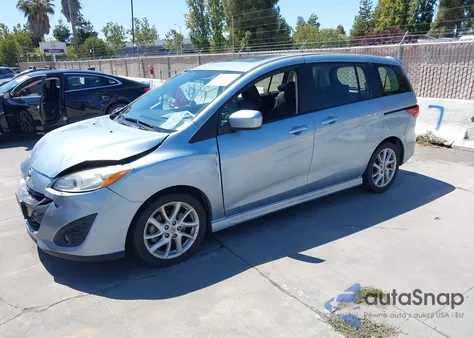2012 Mazda Mazda5 Grand Touring из США, поврежденный, VIN JM1CW2DL4C0134719